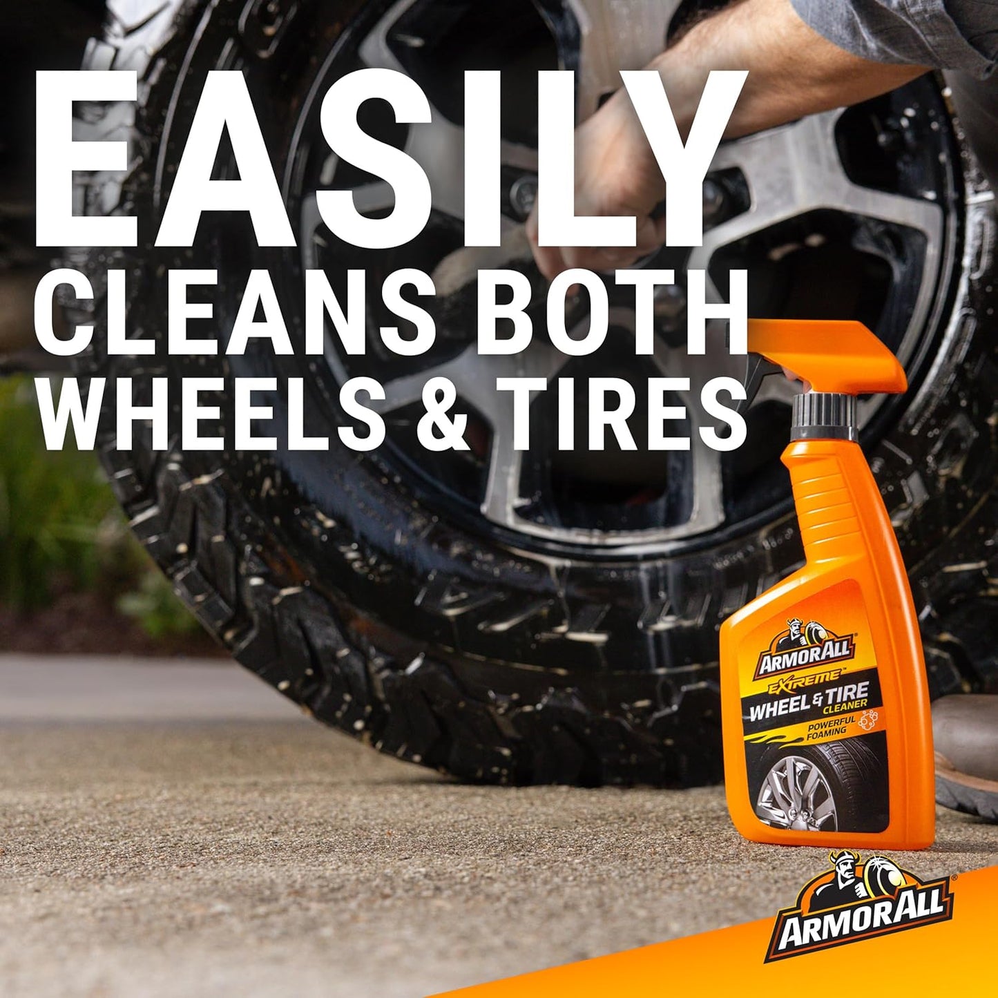 Armor All Extreme Wheel and Tire Cleaner, Spuit vir Skoonmaak van Motorwiele (709 ml)