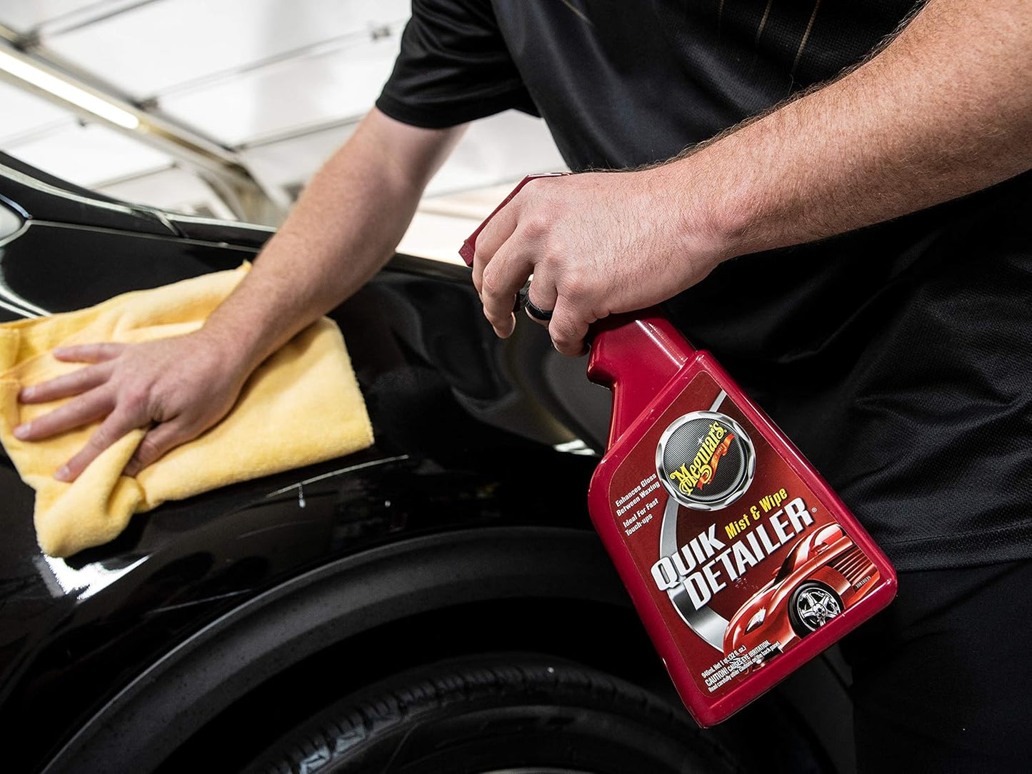 Meguiar's Quik Detailer, Mist & Wipe Motorkar-besonderhedebespuiting - 32 oz