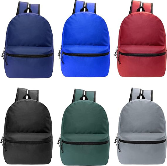 17" Skoolrugsakke vir Kinders - Grootmaat-rugsakke - Verskillende Kleure