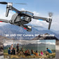 Drone w/ Camera 4K Brushless Motor Mini Foldable RC Drones Propeller Guards Voice Control, Anti-Lost Alarm