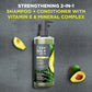 Dove Men Care 2-in-1 Shampoo + Conditioner - Avocado & Tea Tree Oil with Vitamin E & Mineral Complex, 17.5 oz (2PK)