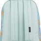 JanSport SuperBreak One Backpack - Durable, Lightweight Bookbag with 1 Main Compartment, Front Utility Pocket with Built-in Organizer - Premium Backpack, Faded Floral Fresh Mint