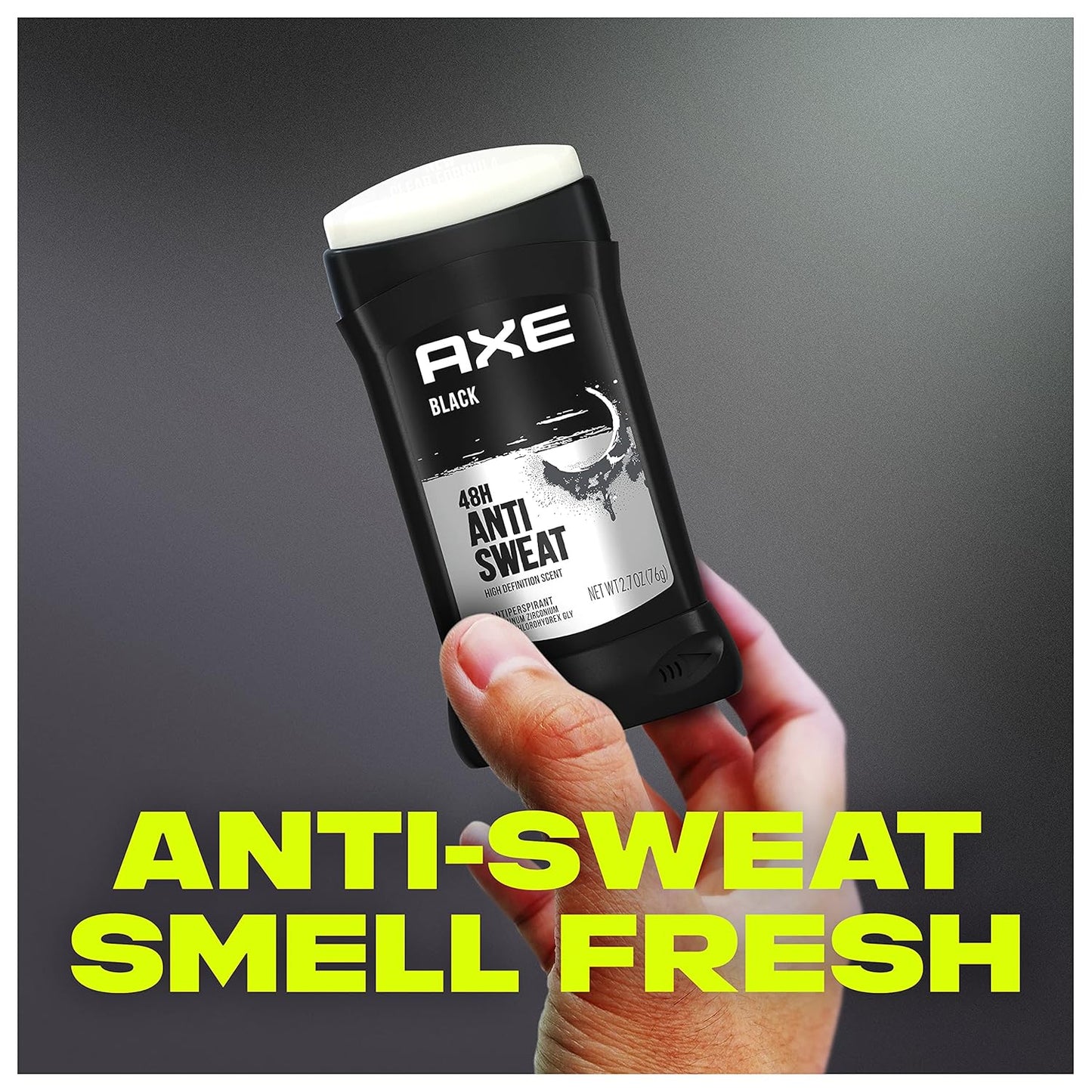 AXE Antiperspirant Stick For Men 48 Hour Sweat And Odor Protection Black Frozen Pear And Cedarwood Men's Deodorant (2.7oz) Pack of 2