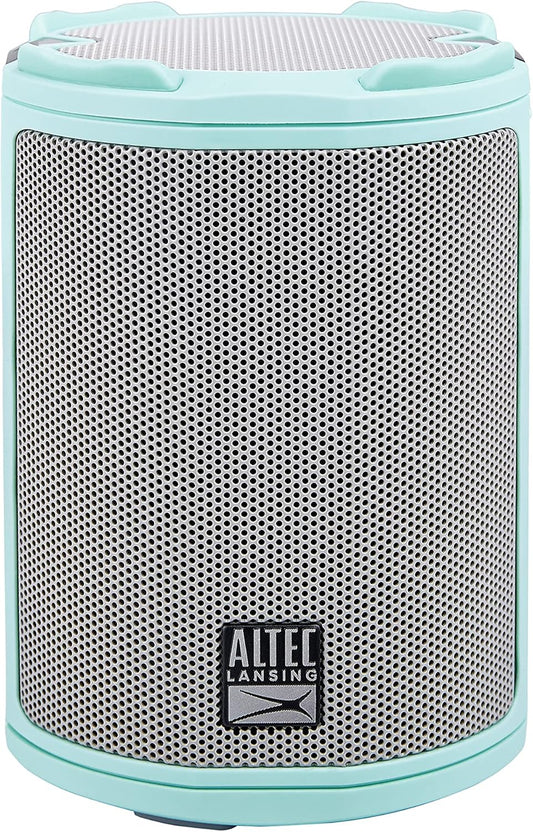 Altec Lansing - HydraMotion Draadlose Bluetooth Luidspreker met 360 Grade Klank, Draagbare IP67 Waterdig vir Buitelewe, Skokbestand, Sneeubestand, Allesbestand, 12 Uur Speeltyd (Mintgroen)