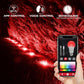 Monster Smart Outdoor Ground Accent RGB+IC+WW LED Lights, 50ft, 15 LEDs, Sound Reactive, Ground Stakes & Wall/Ceiling Mounts, Weather & IP44 Water Resistant, Works with Alexa, Siri, Google Home, App