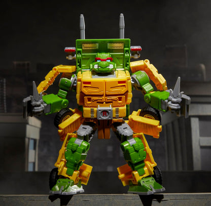 Transformers Collaborative Teenage Mutant Ninja Turtles x Toy Party Wallop, 7-duim Aksiefiguur, 8+