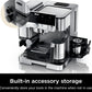 Ninja Espresso Machine, Luxe Café Premier Series, Drip Coffee Maker and Rapid Cold Brew for Cappuccinos and Lattes, Dairy or Non-Dairy (ES601)