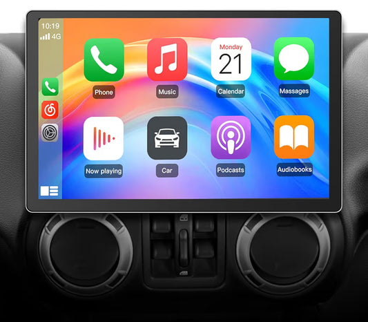 11.5" Car Radio Stereo 6GB+128GB for Jeep Wrangler JK 2007-2018 & Dodge Models - Wireless CarPlay/Android Auto
