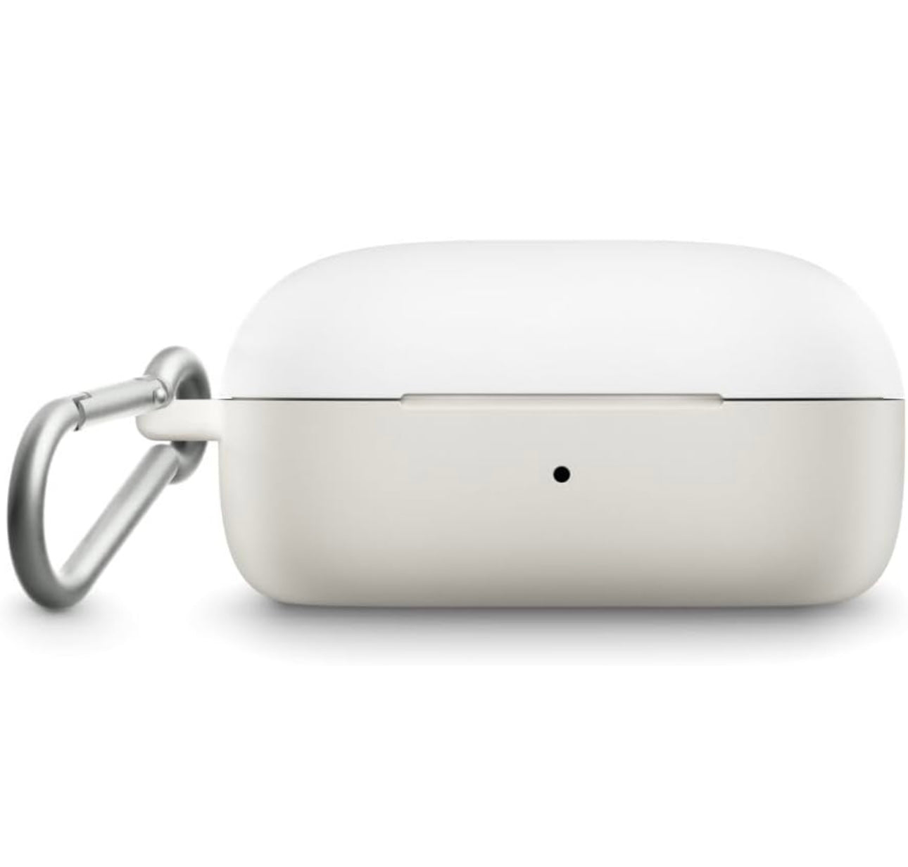 Bose QuietComfort Earbuds Silicone Case Cover, Protective Silicone - White Smoke