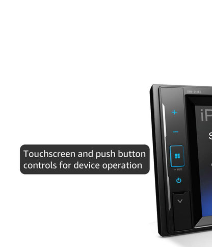 Pioneer 6.2" Resistive Touchscreen Double Din Car StereoDigital Multimedia Receiver, Bluetooth, Backup Camera, AM/FM Radio, FLAC, USB, Short Chassis, 13-Band EQ, 50W x 4 Output