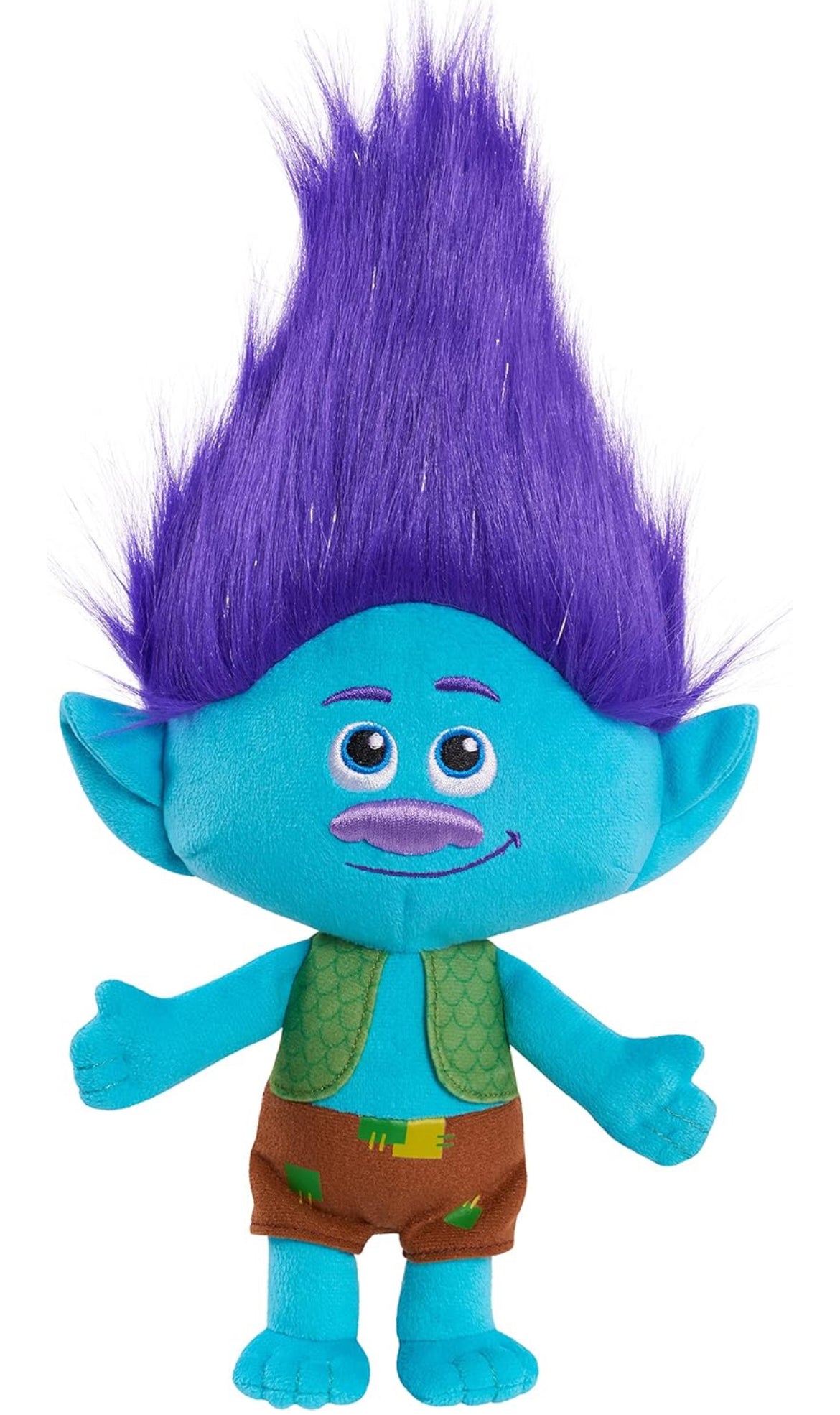 Trolls 13-inch World Tour Poppy & Branch Friendship Plush 2-Pack Stuffed Animals, Kids Toys for Ages 3 Up, Amazon Exclusive by Just Play