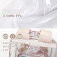Clear Backpack for Girls Women Transparent Kids Elementary College School Bag Travel Laptop Backpacks Large Bookbags (Beige)