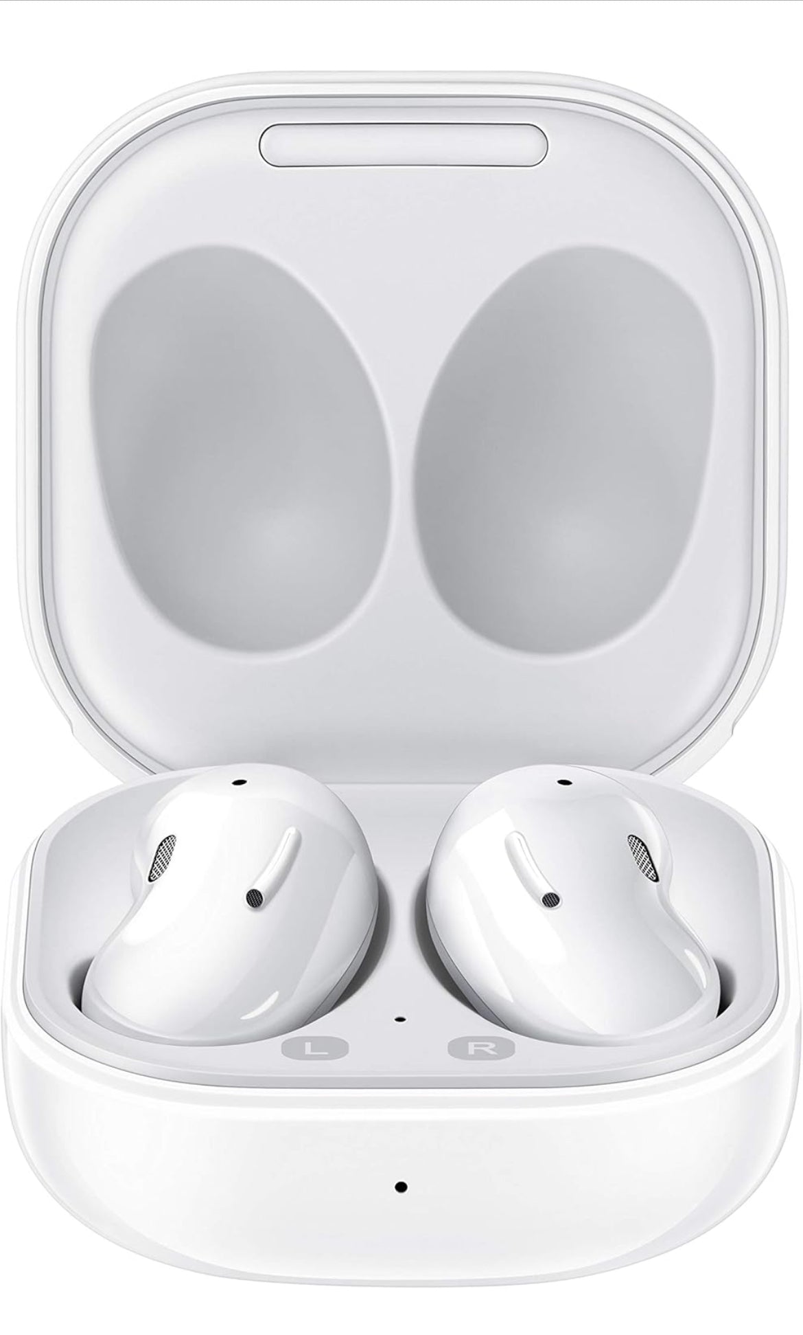 SAMSUNG Galaxy Buds-Live Aktiewe Geraaskansellerende Draadlose Bluetooth 5.0 Oorfone (Mystic White)