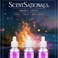 ScentSationals Magic Spell Fragrance Oil Plug In Air Freshener Refills 3-Pack - Works w/ Scentsationals Wall Plugs - Packaging May Vary