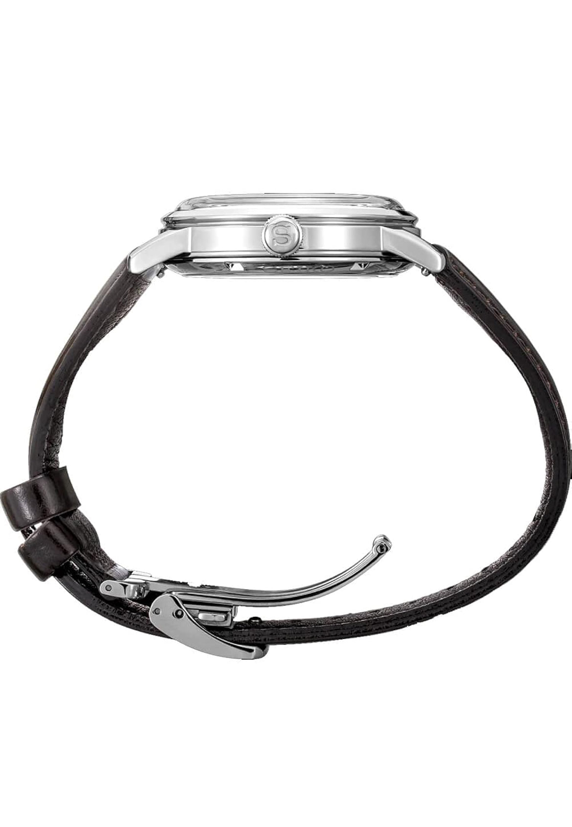 SEIKO Outomatiese Horlosie vir Mans - Presage Cocktail Time - Patroonversier met Goue Syfers en Datumkalender, 50m Waterbestand