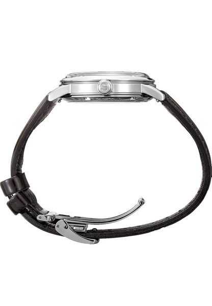 SEIKO Outomatiese Horlosie vir Mans - Presage Cocktail Time - Patroonversier met Goue Syfers en Datumkalender, 50m Waterbestand