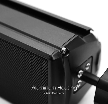 Bluetooth Motorcycle Speakers Waterproof with LED Light
Bluetooth/FM Radio/AUX/USB, 360°Adjustable Mount. Fits 7/8 to 1.25 inch handlebars for Harley, ATV, and UTV.