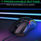 Black Shark Gaming Mouse Wired, USB Computer Ergonomic Mouse with 7 Adjustable DPI