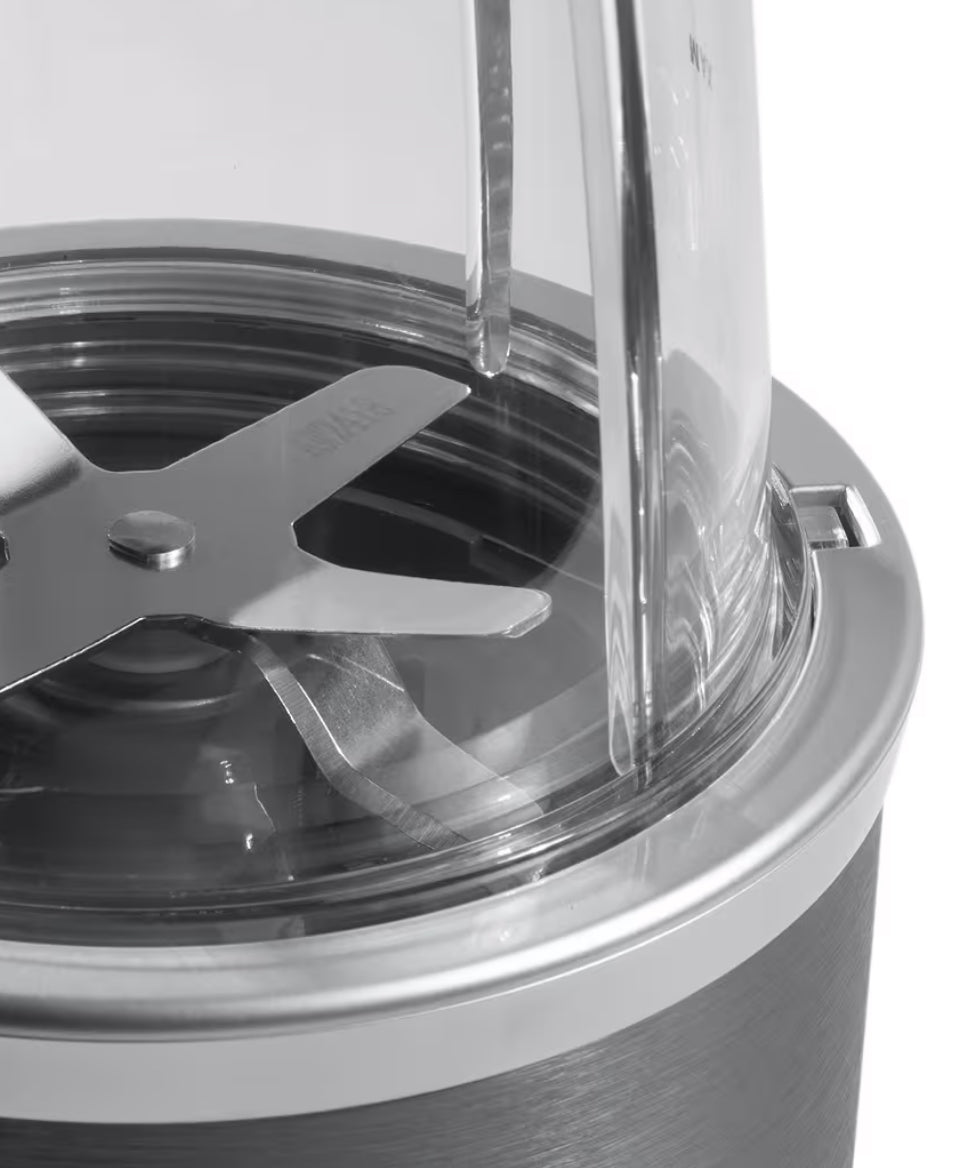 NutriBullet Persoonlike Versapper 600 Watt vir Skuddrankies, Smoothies, Kosvoorbereiding en Bevrore Versapping, 710ml - Grys
