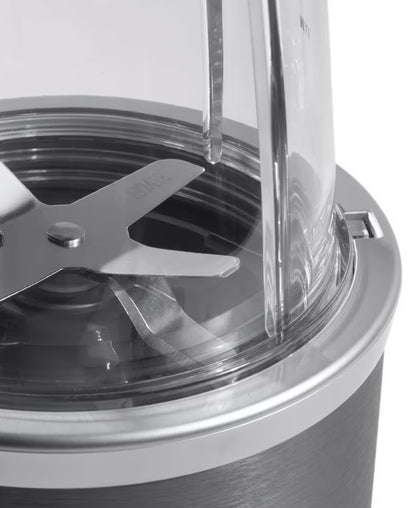 NutriBullet Persoonlike Versapper 600 Watt vir Skuddrankies, Smoothies, Kosvoorbereiding en Bevrore Versapping, 710ml - Grys