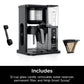 Ninja Hot & Iced XL Coffee Maker with Rapid Cold Brew, 4 Brew Styles - Permanent Filter -Removable Reservoir - Black CM371