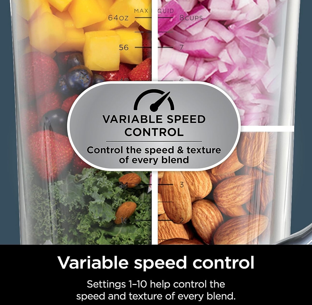 Ninja Detect Power Blender Pro + Personal Single-Serve, BlendSense Technology Compact Kitchen Countertop, 1800 P-Watts, 72 oz. Pitcher, (2) 24 oz. Cups - Black TB301