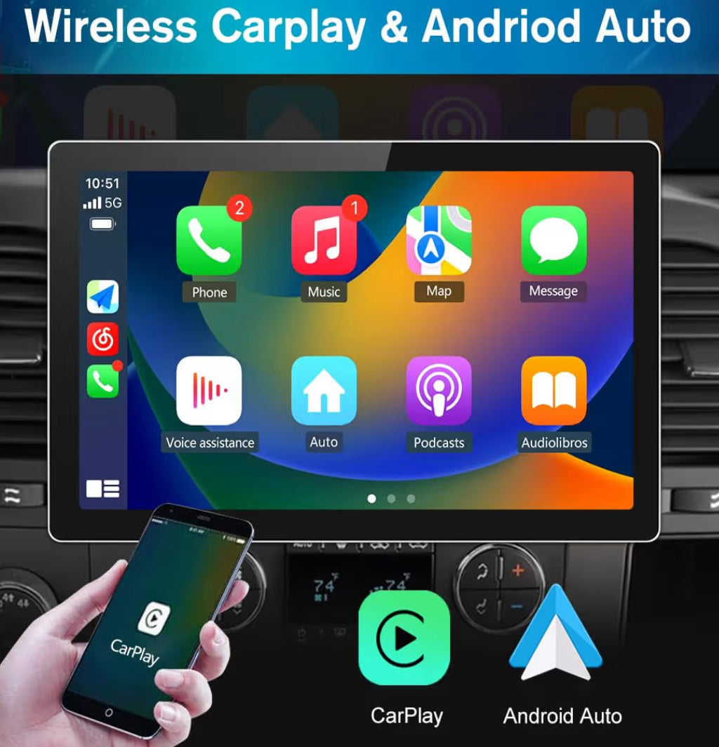 11.5" Car Stereo for Chevy Chevrolet Silverado Tahoe Equinox GMC Sierra Yukon 2007-2013 with CarPlay Android Auto
