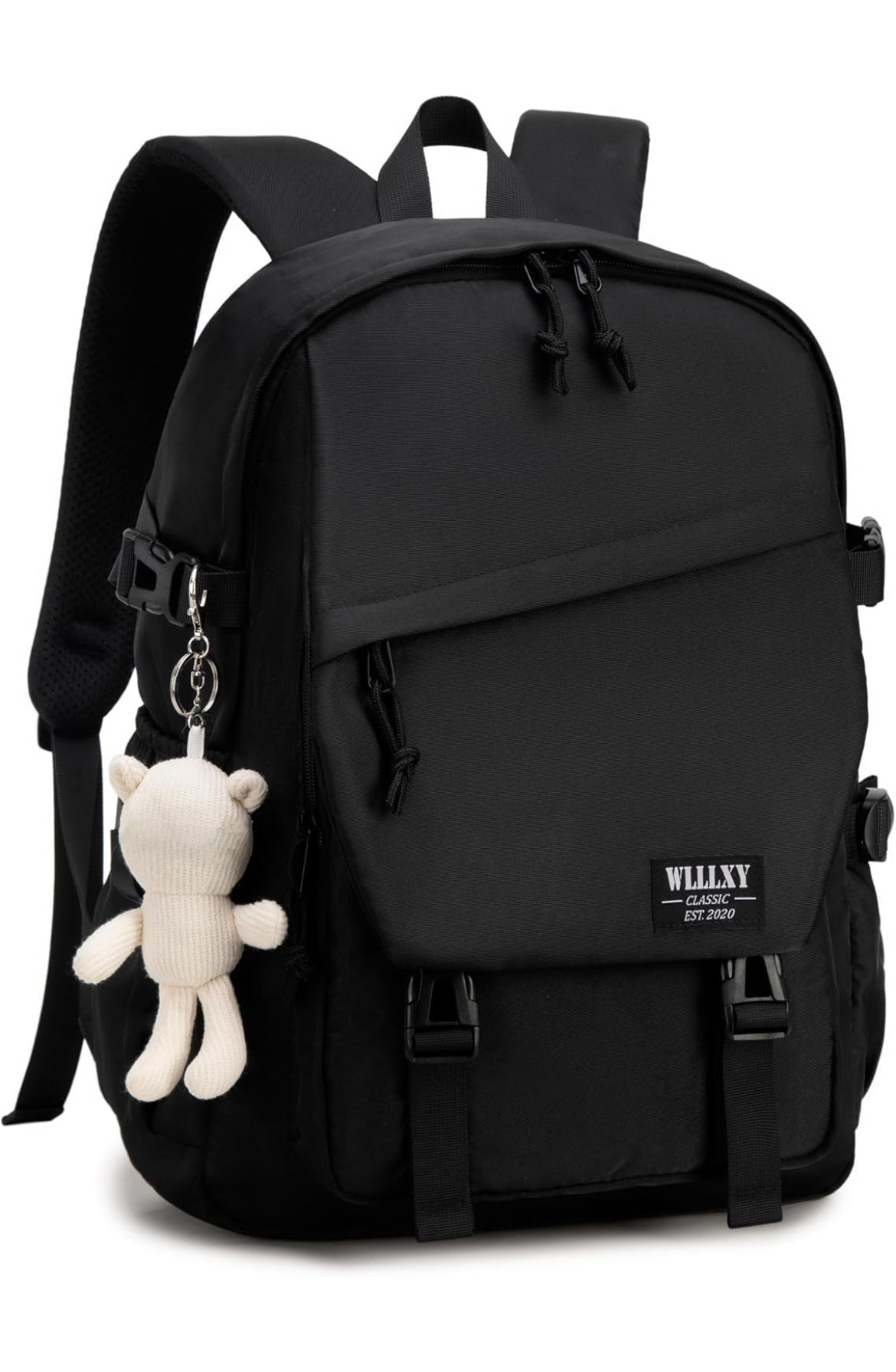 Laptop Backpack for Women, 15.6 Inch Work Laptop Bag Anti Theft Travel Backpacks Large School Bags Bookbag Casual Daypack Computer Bookbags for Teens Girls Students Black