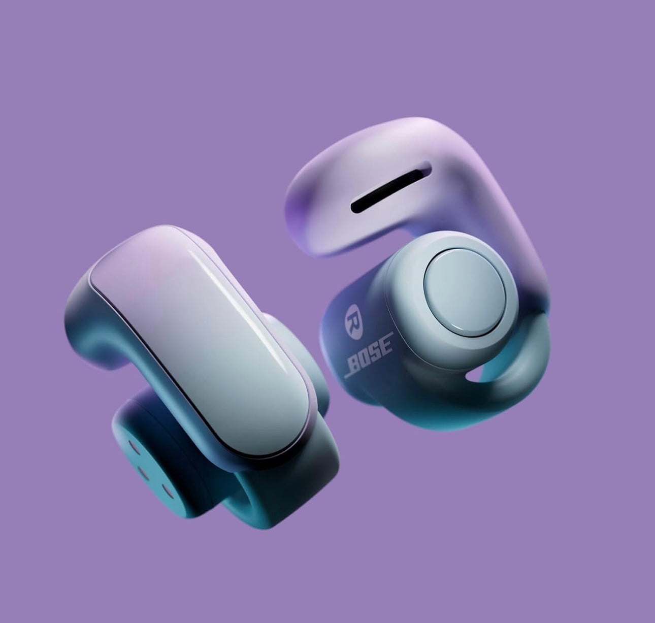 Bose Ultra Open True Wireless Earbuds with OpenAudio Clip On Design - Chilled Lilac - Limited Edition