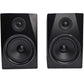 Rockville Pair APM8B 8" 2-Way 500 Watt Powered USB Studio Monitors+Stands+Pads