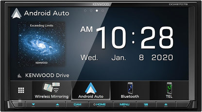 KENWOOD 6.95" Kapasitiewe Raakskerm DVD Multimediaspeler met Apple CarPlay en Android Auto Besoek die Kenwood-winkel