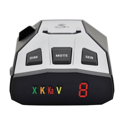 Cobra RAD 350 Laserradarverklikker - Langafstand, Valsalarmfilter, OLED-skerm, Swart