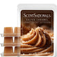 Scentsationals Wax Melts Strong Scent - Salted Caramel Buttercream - Long Lasting Scented Melts for Warmers, 10oz (Pack of 4)