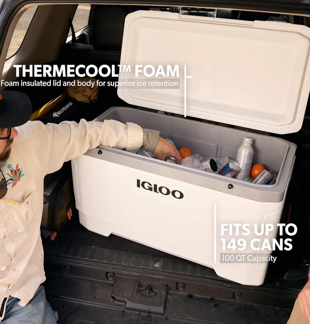 Igloo 100 QT Latitude Marine Ultra White Cooler