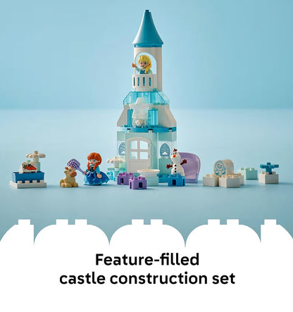 LEGO DUPLO Disney Anna en Elsa se Bevrore Kasteelpartytjie Boublokke vir Voorgee-speel en Sensoriese Ontwikkeling