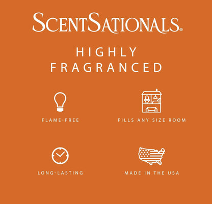 Scentsationals Fall Wax Melts Long Lasting, Strong Scent Melts - Pumpkin Spice W/ Apple Muffins, Marshmallow, and Caramel (PACK OF 4)