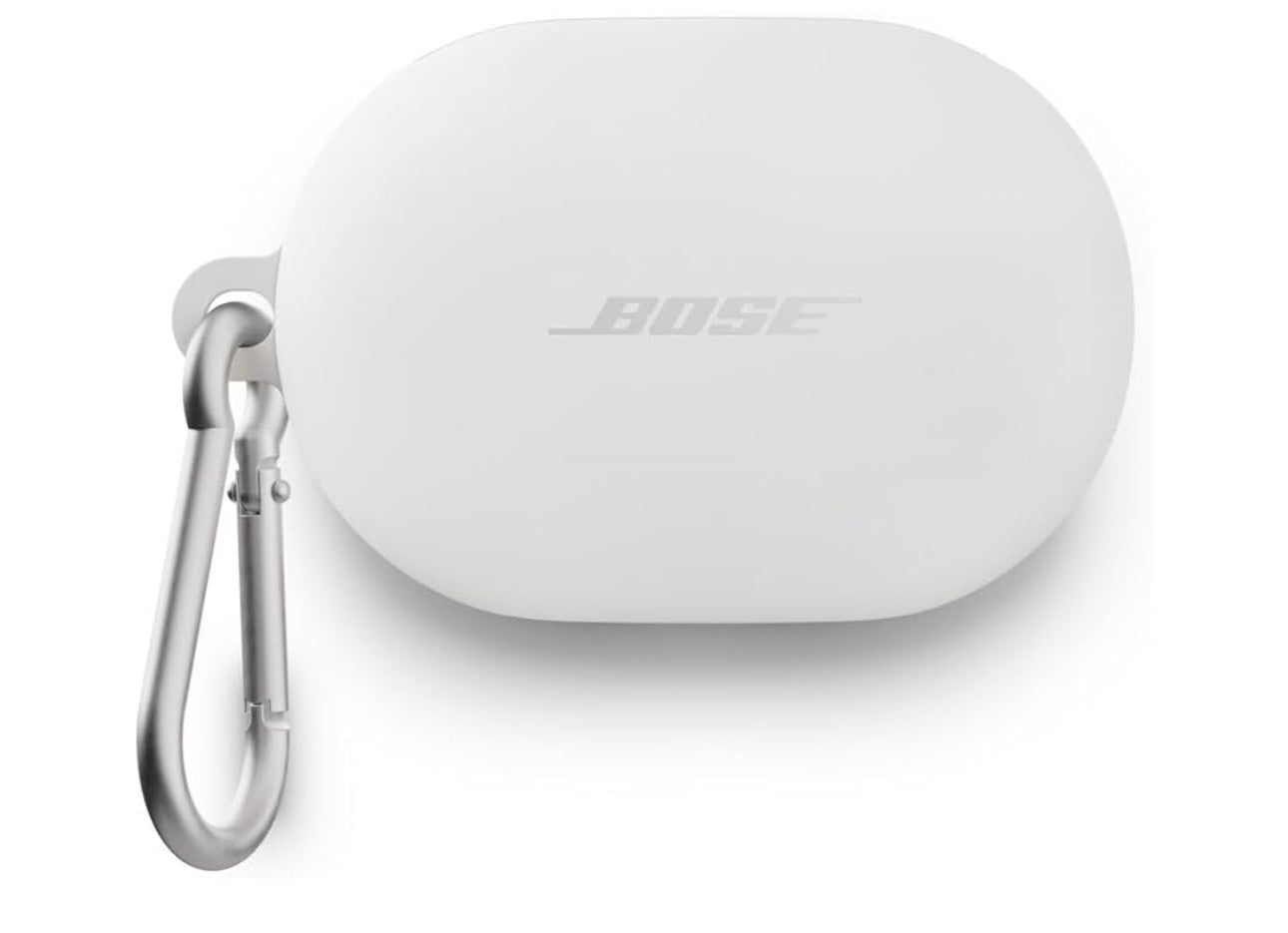 Bose QuietComfort Earbuds Silicone Case Cover, Protective Silicone - White Smoke