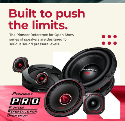 Pioneer TS-6900PRO, 2-rigting-motorluidsprekers, Volreeks, Helder Klankgehalte, Maklike Installasie en Verbeterde Basreaksie, 6” x 9” Luidsprekers