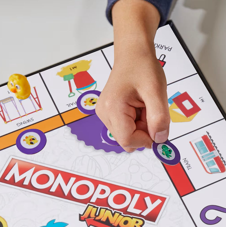 Hasbro Gaming Monopoly Junior Board Game - 2-Sided Gameboard