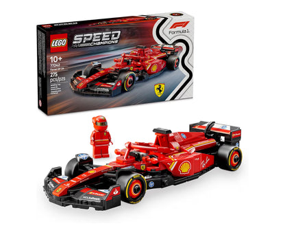 LEGO Speed Champions Ferrari SF-24 F1 Resiesmotor-Speelgoed - Boustelle vir Kinders