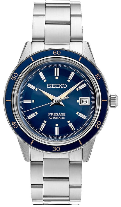 SEIKO Outomatiese Horlosie vir Mans - Presage Versameling met Vintage 1960's Horlosie Inspirasie - 50M Waterbestand