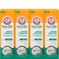 ARM & HAMMER Essentials Whiten & Strengthen Fluoride Toothpaste - Pack of 4 (4.3oz Tubes) - Fresh Mint
