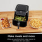 Ninja Air Fryer Pro 4-in-1 with 5 QT Capacity, Air Fry, Roast, Reheat, Dehydrate, Air Crisp Technology with 400F for hot, 120 Volts, Nonstick Basket & Crisper Plate, Grey, AF141