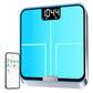 Smart Body Fat Scale w/ RGB Lighting, Rechargeable Scale with BMI, Body Fat, Muscle Mass, Color Changing
