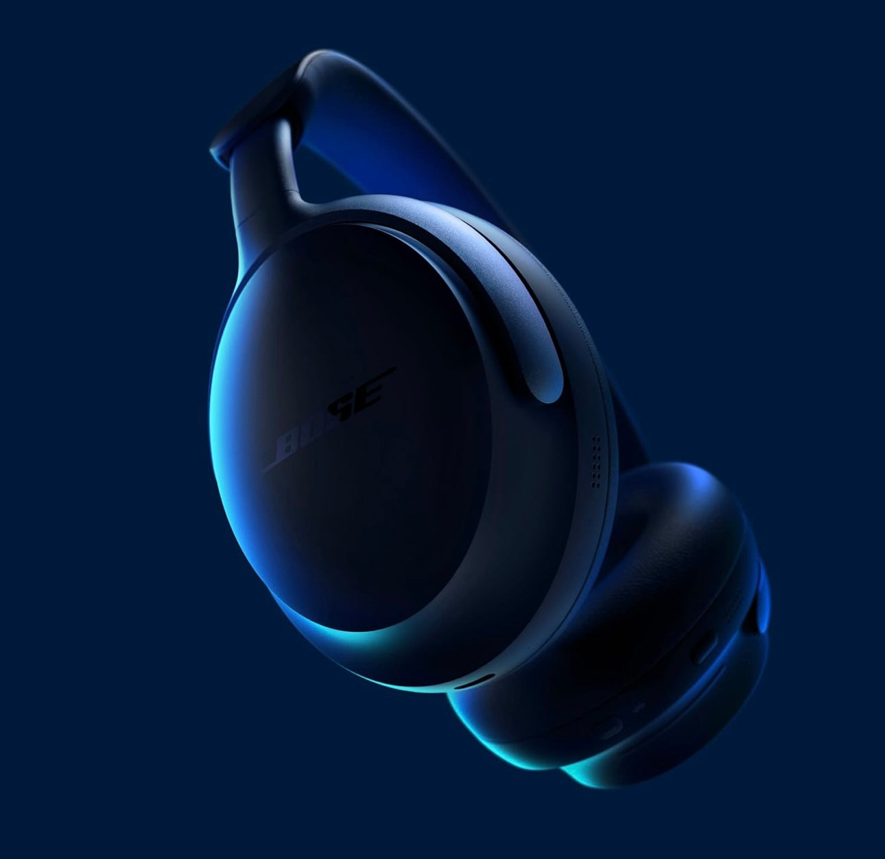 Bose QuietComfort Ultra Bluetooth Wireless Headphones Over Ear Noise Cancelling  Lunar Blue