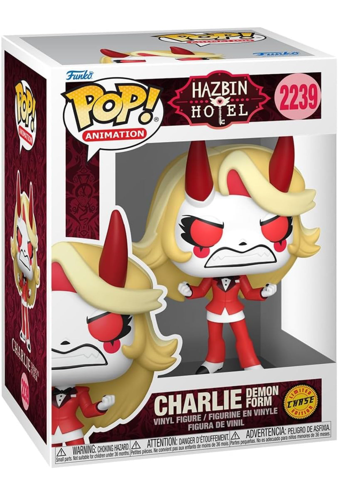 Funko Pop! Animation: Hazbin Hotel - Charlie Morningstar - 1/6 Odds for Rare Chase Variant - Collectible Vinyl Figure