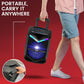Rechargeable Portable Bluetooth 800W Outdoor Bluetooth Speaker PA System w/ 12” Subwoofer 1” Tweeter, Recording Function, Mic In Party Lights USB/SD Radio