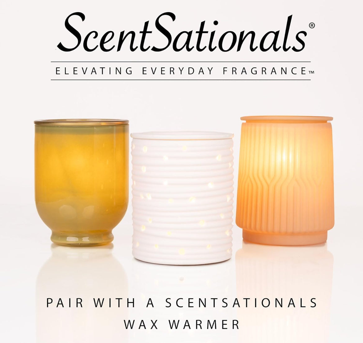 Scentsationals Wax Melts, Wax Cubes Strong Scent - Cozy Treats Collection Red Hot Cinnamon - 10oz (24-Cubes)