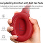 HT2 Hybrid Active Noise Cancelling Headphones, Wireless Over Ear Bluetooth Headset, 60H Playtime - Red