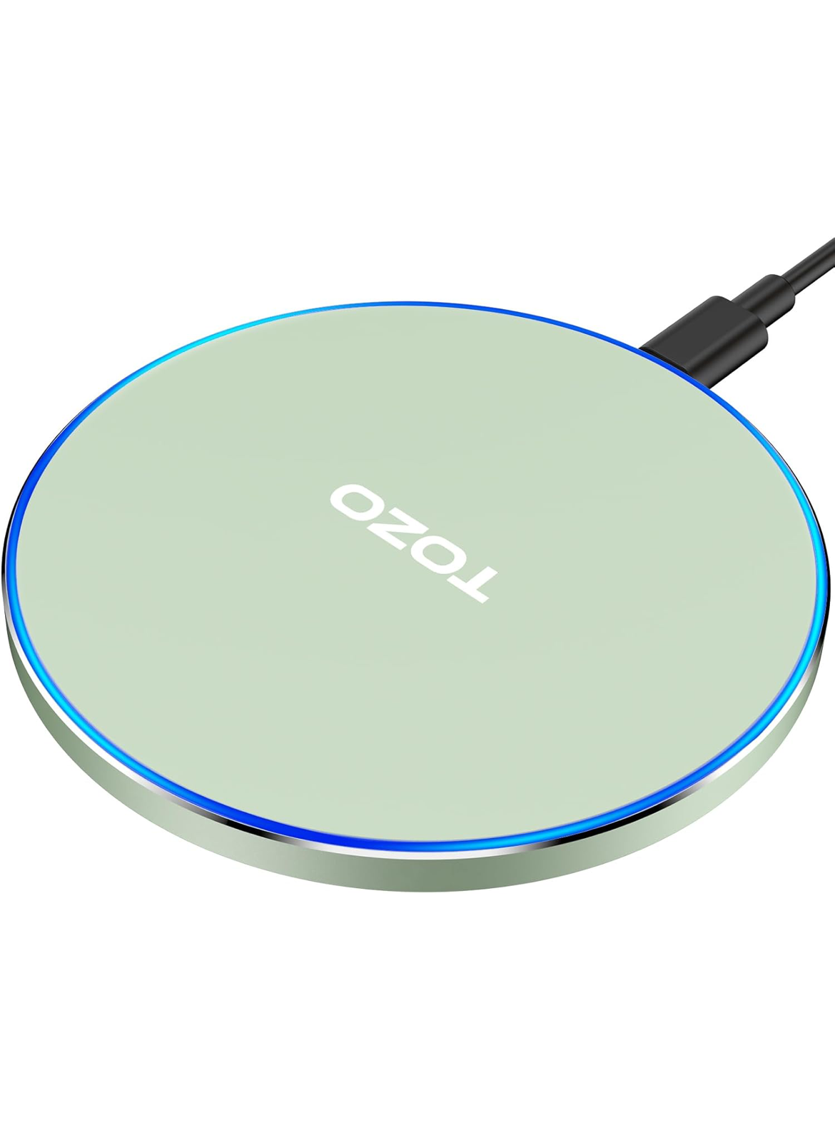 New Anti-Slip Wireless Charger 15W Max Fast Charging Pad Compatible w/ iPhone,Samsung Galaxy
